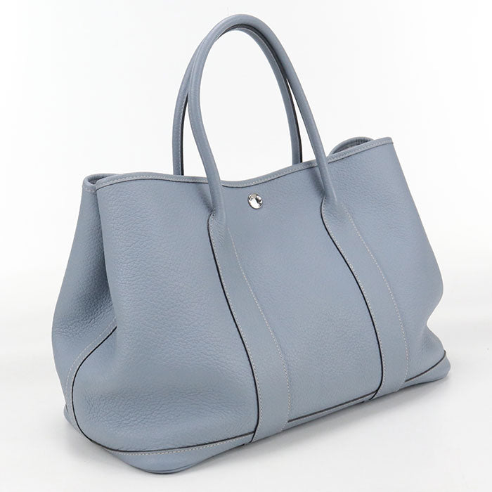HERMES Garden party PM Tote bag / Vash country Blue orchid Women