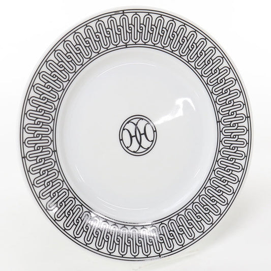 HERMES Dessert Plate No.1 H deco Brand miscellaneous goods Porcelain Unisex