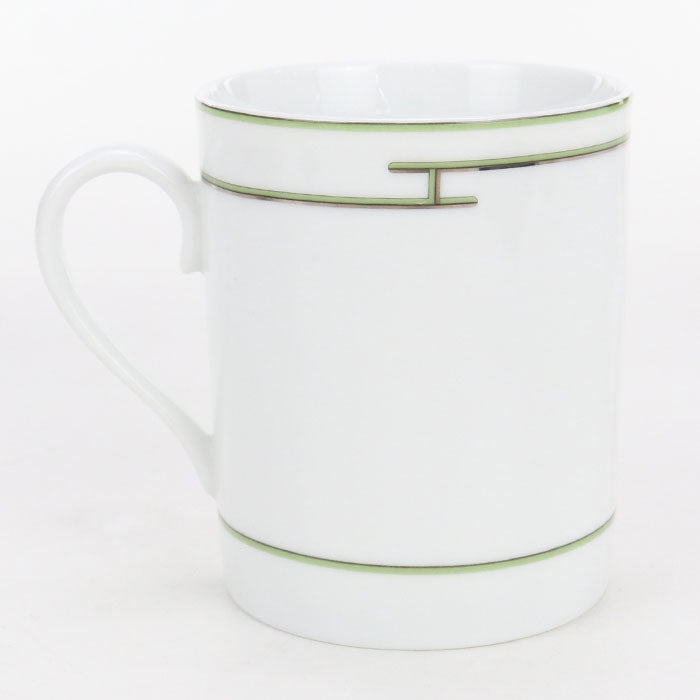 HERMES Mug rhythm Brand miscellaneous goods Porcelain Unisex