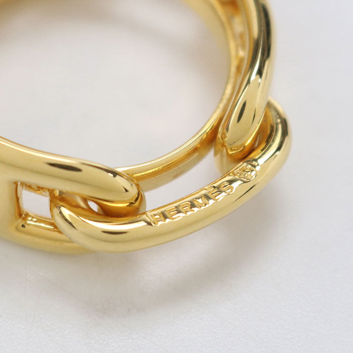 HERMES Legato 90 For Kare 90 Scarf ring metal Women's
