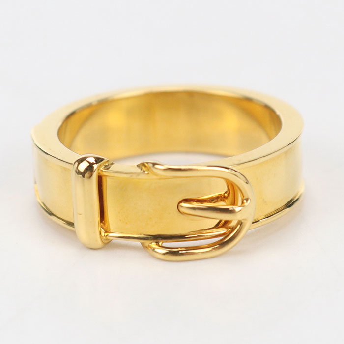 HERMES Saintur Scarf ring metal Women's