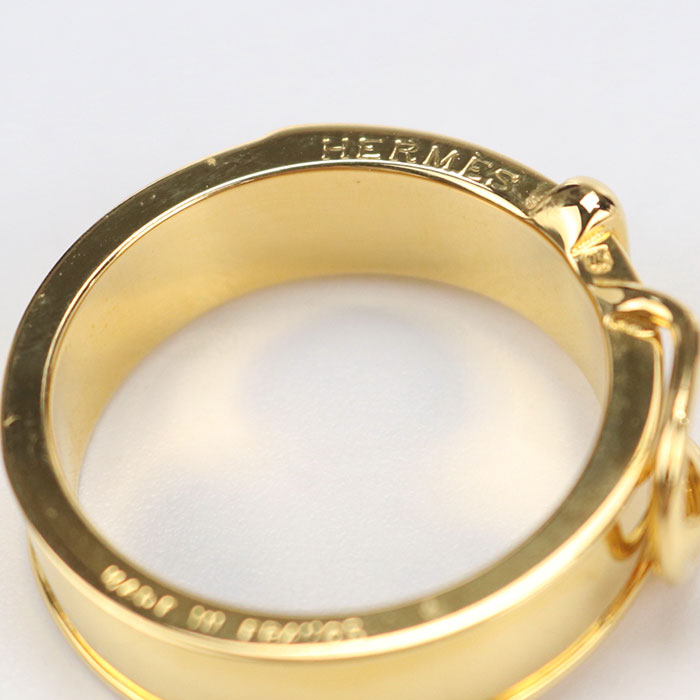HERMES Saintur Scarf ring metal Women's