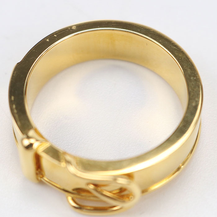 HERMES Saintur Scarf ring metal Women's