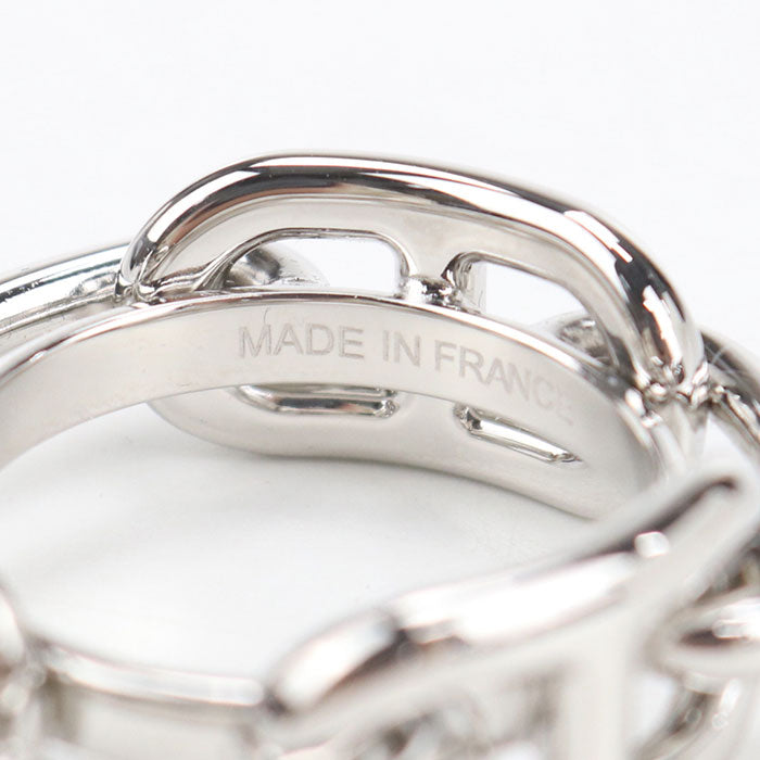 HERMES Legato 90 For Kare 90 Scarf ring metal Women's
