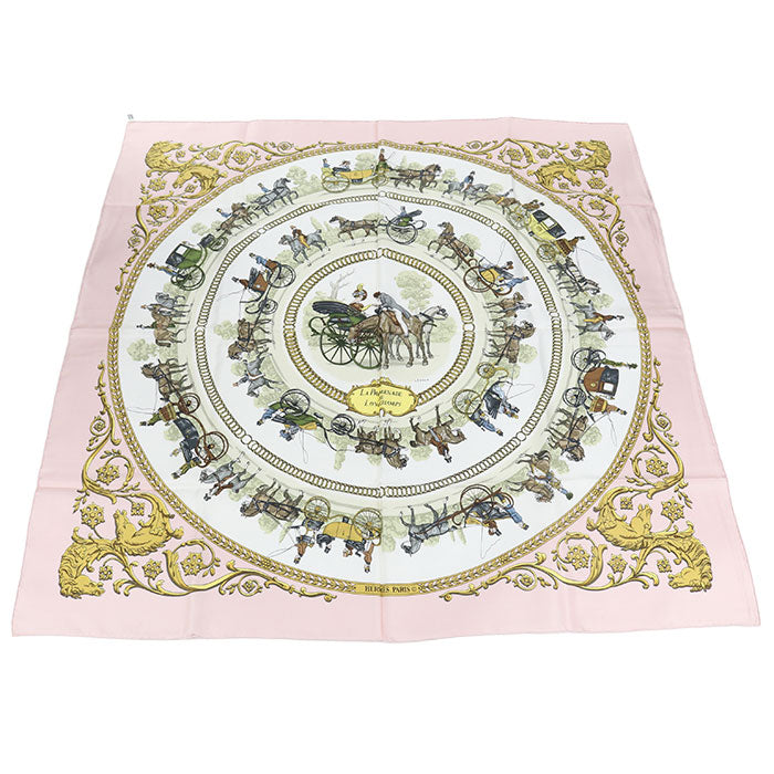 HERMES Calle 90 Scarf silk unisex