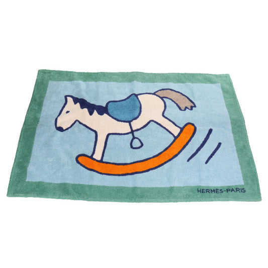 HERMES Beach mat HE85982 Brand miscellaneous goods cotton/Beach mat unisex