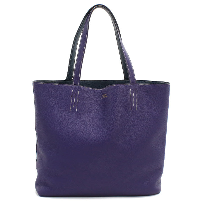 HERMES Doble Sense 36 Tote Bag Taurillon Clemence Women