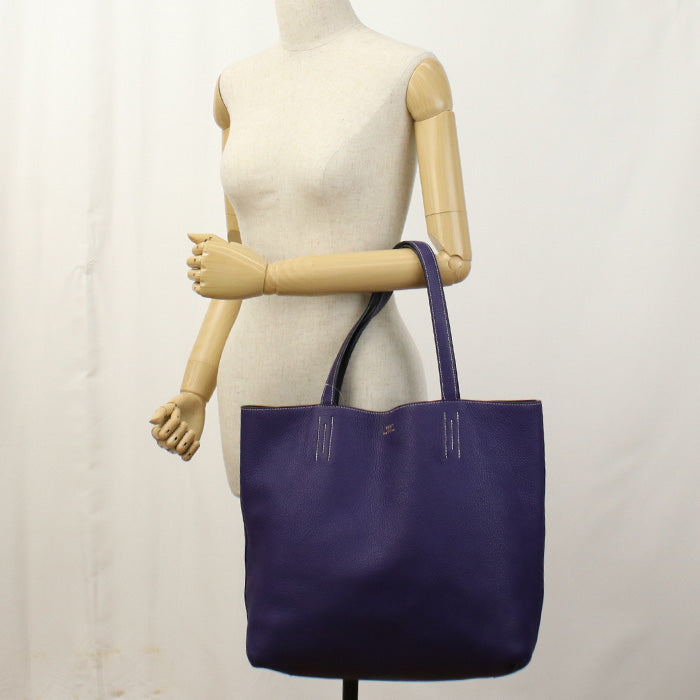 HERMES Doble Sense 36 Tote Bag Taurillon Clemence Women