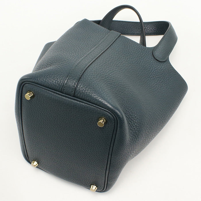 HERMES Picotan Lock PM Handbag Taurillon Clemence Women