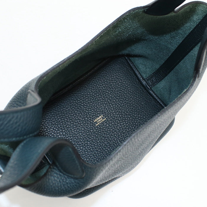 HERMES Picotan Lock PM Handbag Taurillon Clemence Women