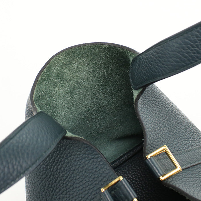 HERMES Picotan Lock PM Handbag Taurillon Clemence Women