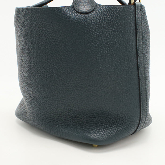 HERMES Picotan Lock PM Handbag Taurillon Clemence Women