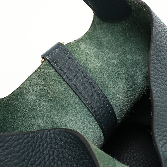 HERMES Picotan Lock PM Handbag Taurillon Clemence Women