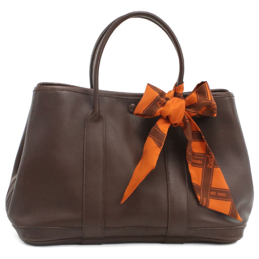 HERMES Garden Twily TPM Tote Bag Swift Havana Women