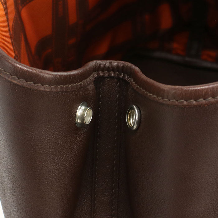 HERMES Garden Twily TPM Tote Bag Swift Havana Women