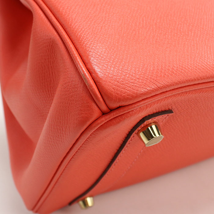 HERMES Birkin 30 Handbag / Epsom Rose Jaipur Women