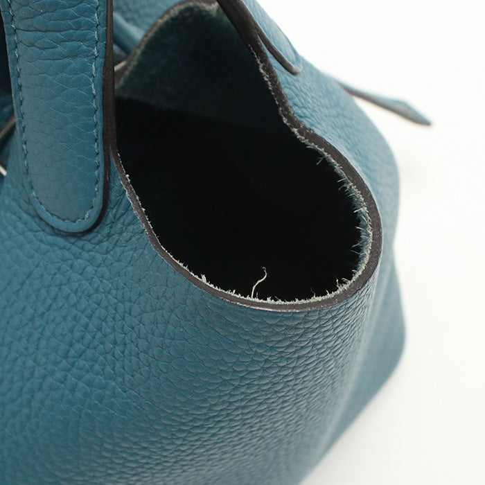 HERMES Picotan Lock PM Handbag Taurillon Clemence Women