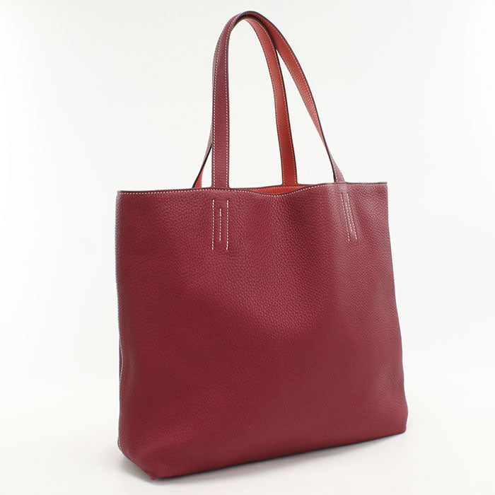 HERMES Doble Sense 36 Tote Bag Taurillon Clemence Women