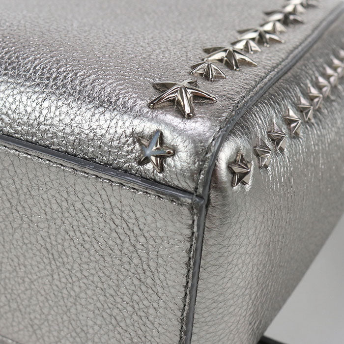 JIMMY CHOO 2WAY Star studs Tote bag leather Women
