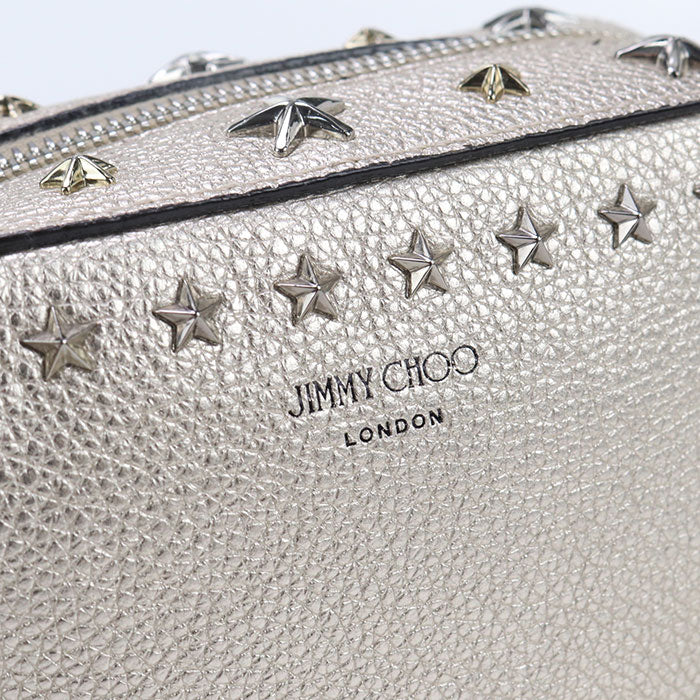 JIMMY CHOO Studs YZLFF6 Diagonal shoulder bag leather Women