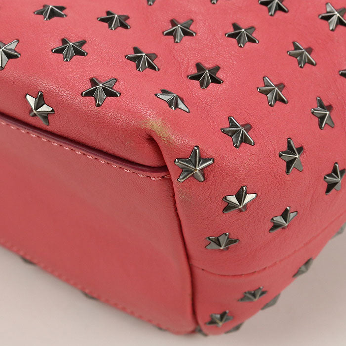 JIMMY CHOO 2WAY MINISARA Tote Bag leather Women