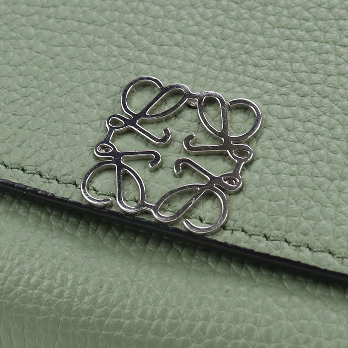 LOEWE Compact Flap Wallet anagram C821L57X04 Bifold Wallet Calfskin Women