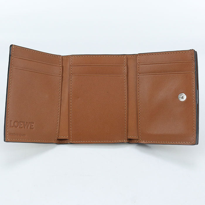 LOEWE Trifold wallet anagram C821TR2X02 Tri-fold wallet Calfskin Women