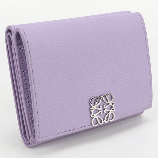 LOEWE Trifold wallet anagram C821TR2X16 Tri-fold wallet/pebble grain calf Women