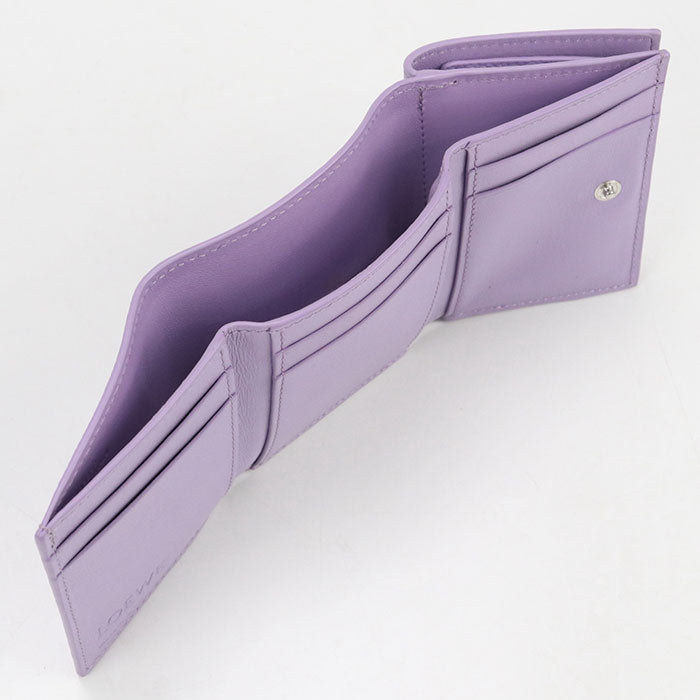 LOEWE Trifold wallet anagram C821TR2X16 Tri-fold wallet/pebble grain calf Women