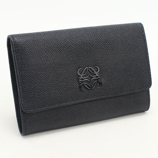 LOEWE anagram 140.72.I62 Bi-fold wallet with coin purse Calfskin Women
