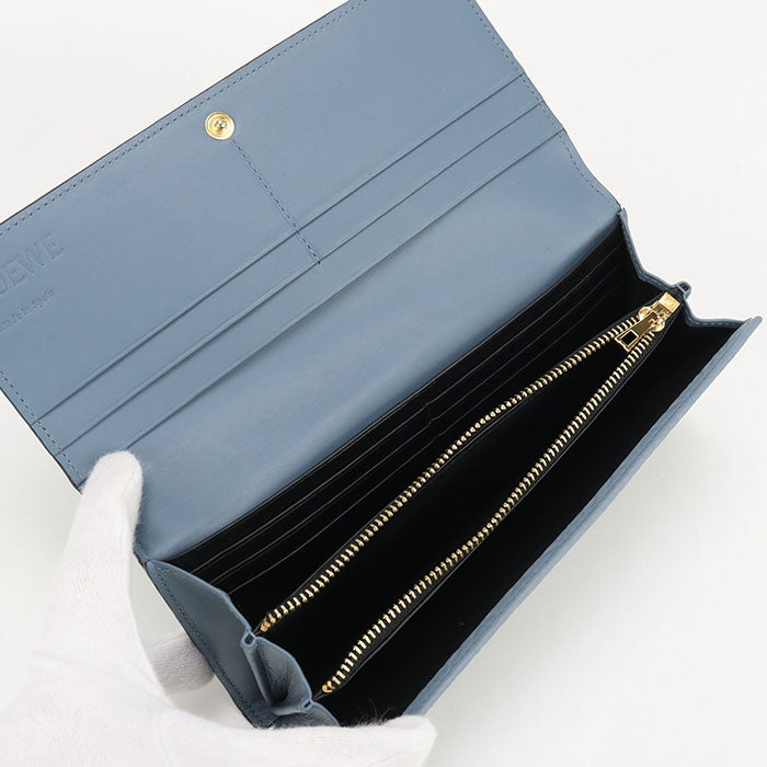 LOEWE Continental wallet Anagram repeat 107.55.F11 Purse folio Calfskin Women