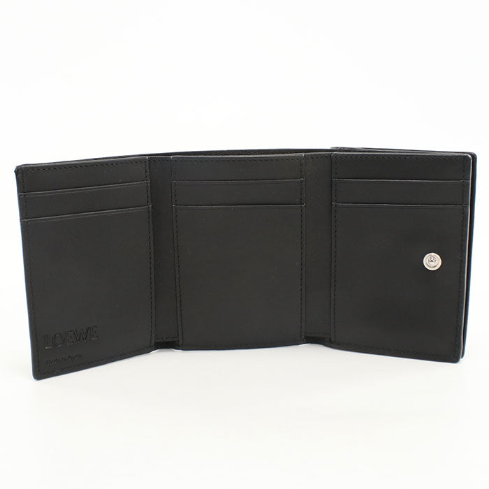 LOEWE Trifold wallet anagram C660TR2X04 Tri-fold wallet Calfskin Women