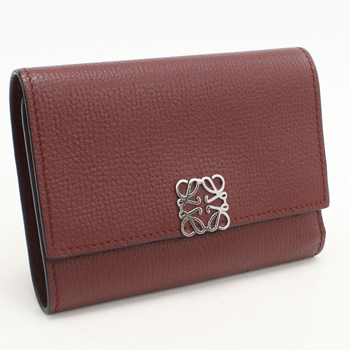 LOEWE anagram Tri-fold wallet Calfskin Women