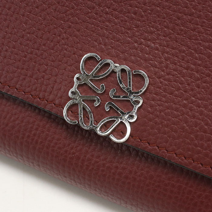 LOEWE anagram Tri-fold wallet Calfskin Women