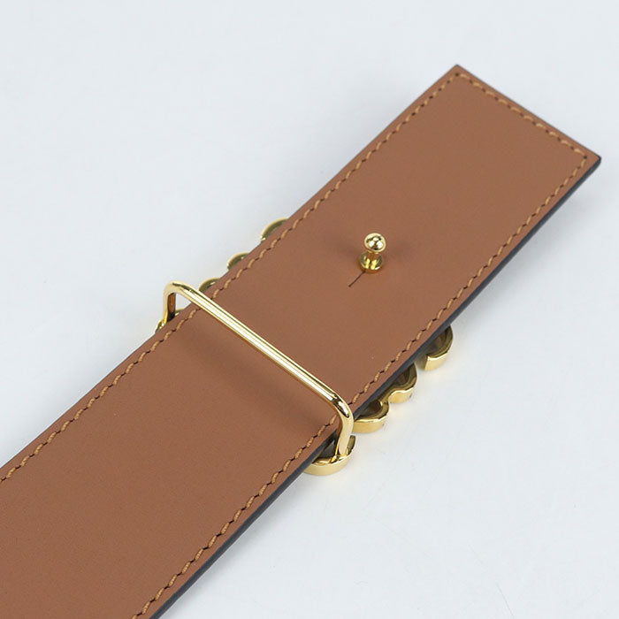 LOEWE Reversible belt anagram belt Calfskin Men