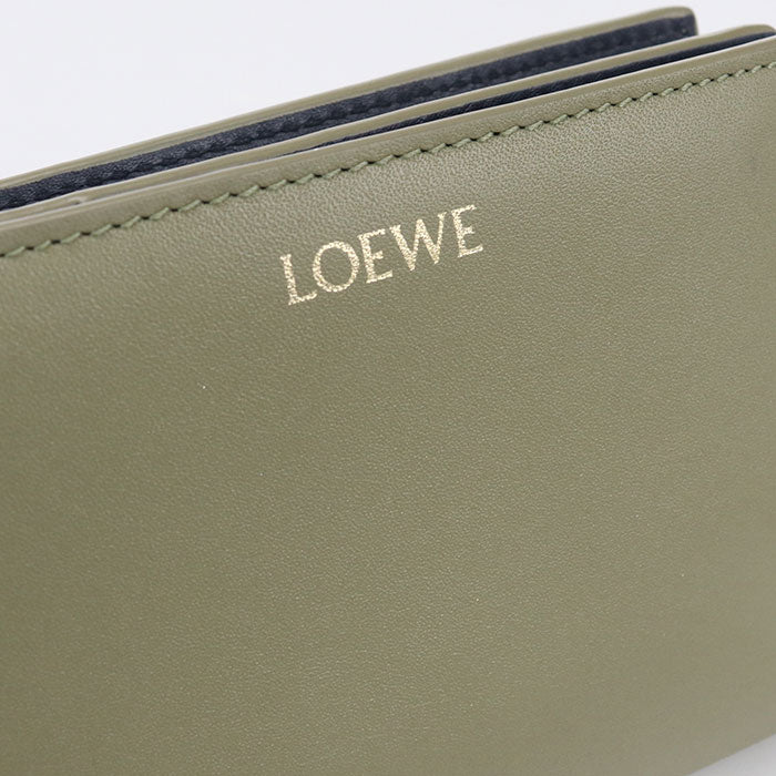 LOEWE Compact wallet knot CEM1NCWX01 Bifold Wallet Calfskin Women