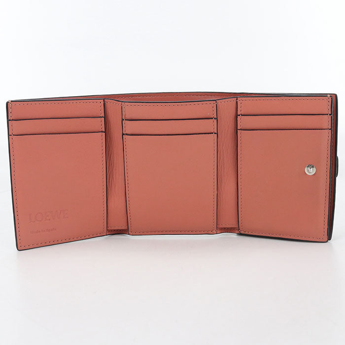 LOEWE Trifold wallet anagram Three fold wallet Calfskin Women's