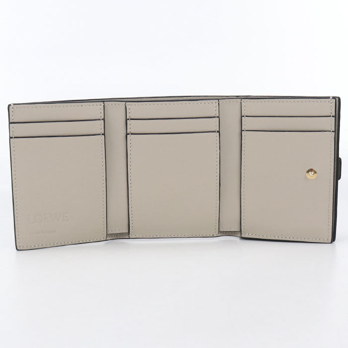 LOEWE Trifold wallet anagram Three fold wallet Calfskin Women's