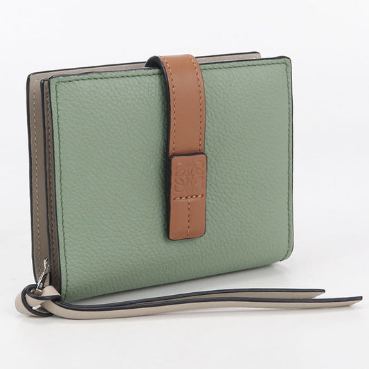 LOEWE Compact zip wallet anagram Bifold Wallet Calfskin Women's