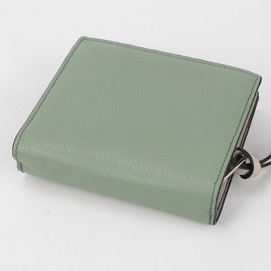 LOEWE Compact zip wallet anagram Bifold Wallet Calfskin Women's
