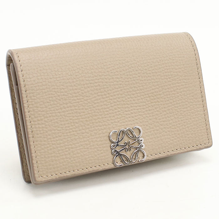 LOEWE Business card holder anagram C821M97X08 name card holder Calfskin Women's