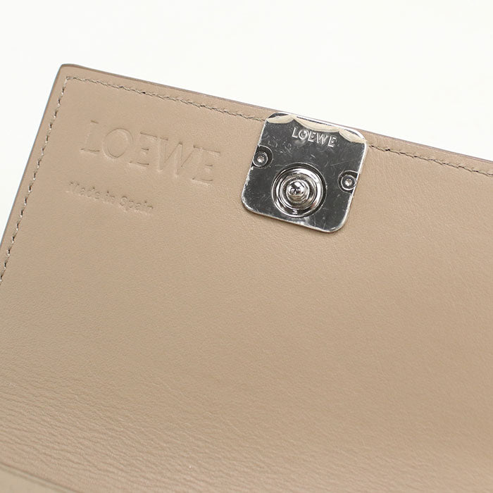 LOEWE Business card holder anagram C821M97X08 name card holder Calfskin Women's