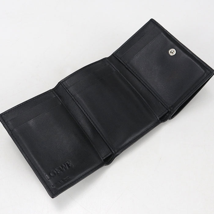 LOEWE Trifold wallet anagram Tri-fold wallet Calfskin Men's