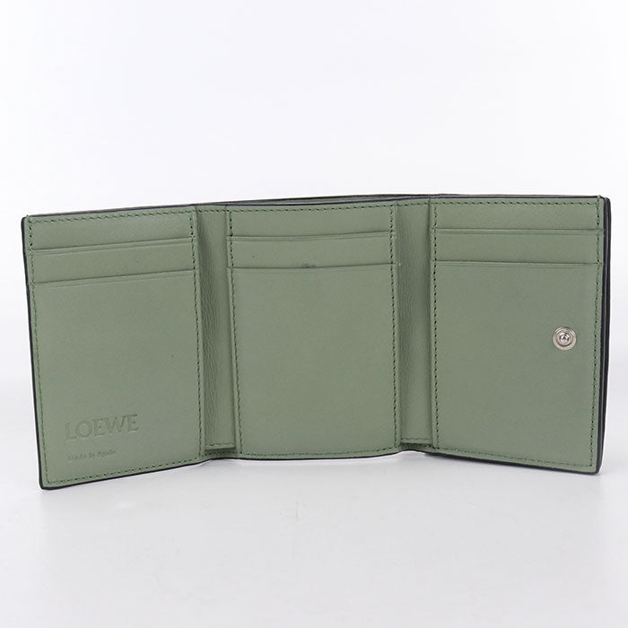 LOEWE Trifold wallet anagram Three fold wallet Calfskin Women's