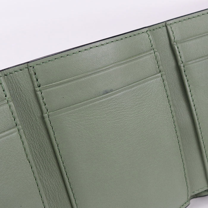 LOEWE Trifold wallet anagram Three fold wallet Calfskin Women's
