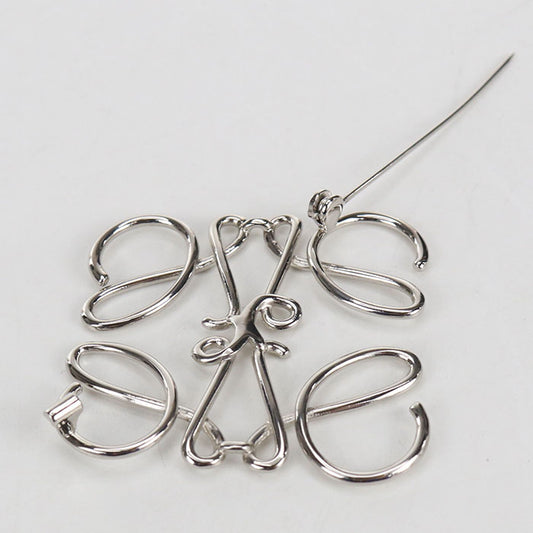 LOEWE anagram Brooch metal Women's