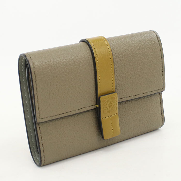 LOEWE Vertical wallet small C660S86X01 Tri-fold wallet Calfskin Women's