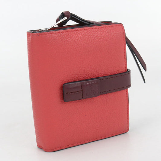 LOEWE Compact zip wallet anagram C660Z41X02 Bifold Wallet Calfskin Women's