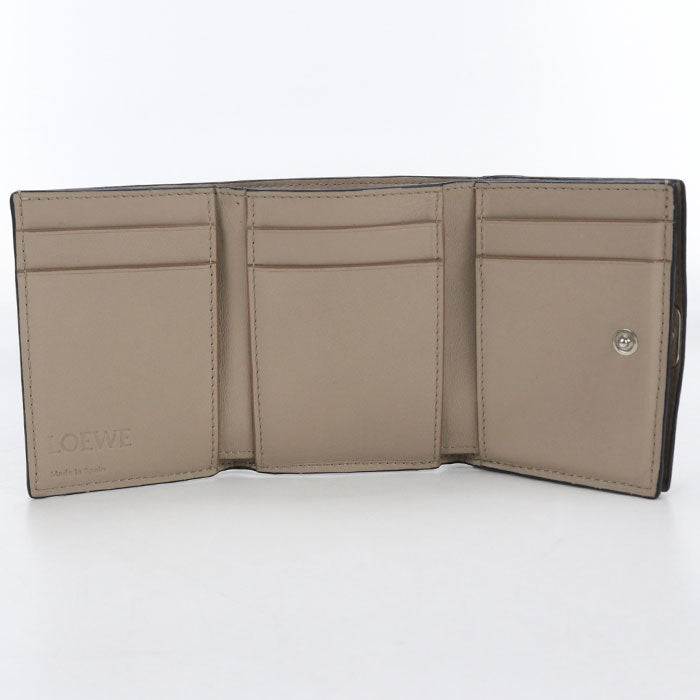 LOEWE Trifold wallet anagram Tri-fold wallet Calfskin Women's