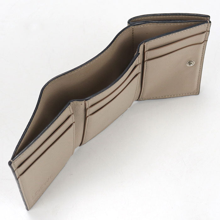 LOEWE Trifold wallet anagram Tri-fold wallet Calfskin Women's
